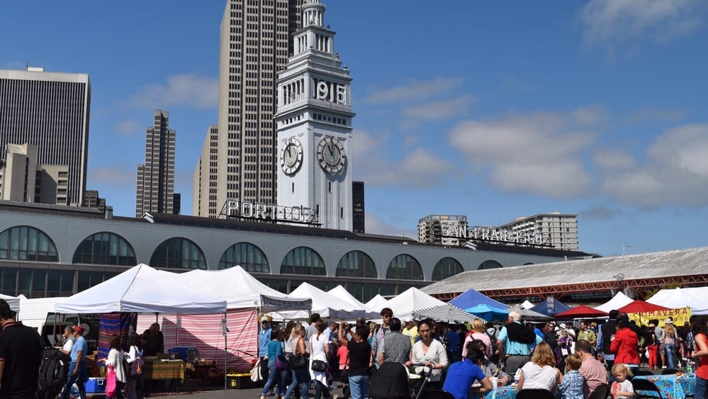 Ferry Plaza Farmers Market at the San Francisco Ferry Building