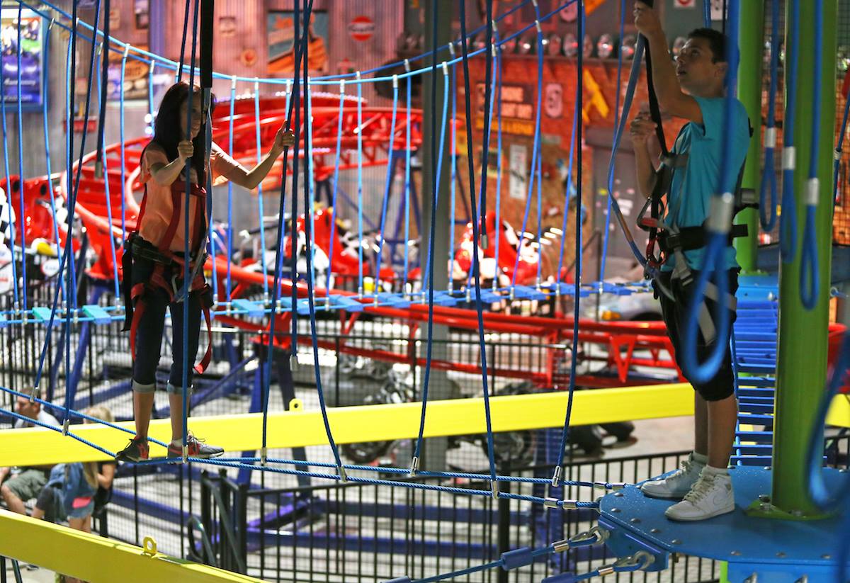 Don't Miss The Best And Largest Indoor Ropes Course In New Jersey