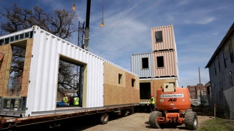 Take A Virtual Tour Of This New Michigan Apartment Building Made Of Shipping Containers