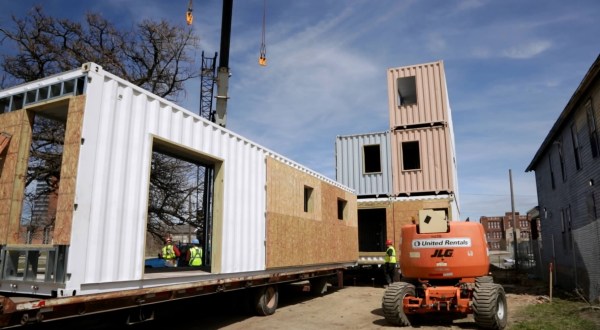 Take A Virtual Tour Of This New Michigan Apartment Building Made Of Shipping Containers