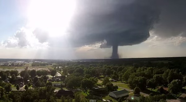 What This Drone Caught In Kansas Is Terrifyingly Beautiful…
