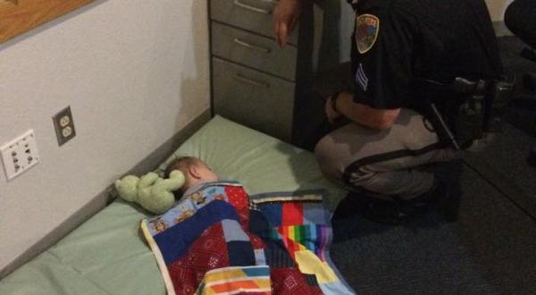 What This Kansas Officer Did For A Baby In Protective Custody Will Melt Your Heart