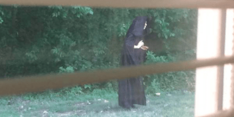 What This Creepy Cloaked Figure Is Doing In North Carolina Will Terrify You