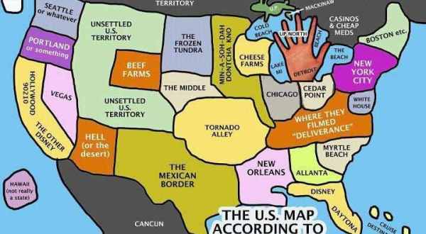 Take A Look At The United States, According to Michiganders