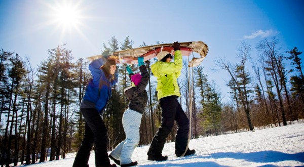 Here Are The 14 Best Places To Go Sledding In Massachusetts This Winter
