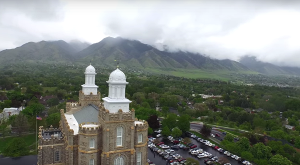 What This Drone Footage Caught in Utah Will Drop Your Jaw