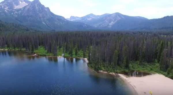 What This Drone Footage Caught In Idaho Will Drop Your Jaw