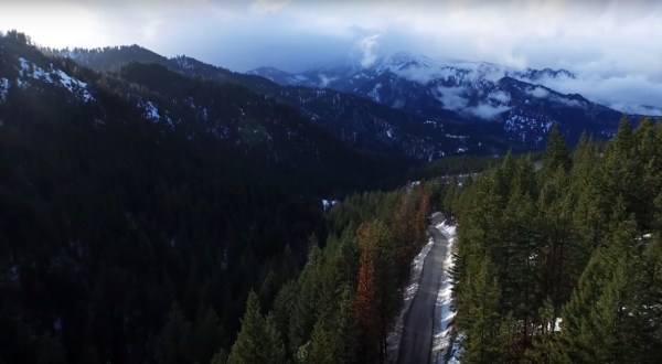 What This Drone Footage Caught In Washington Will Drop Your Jaw