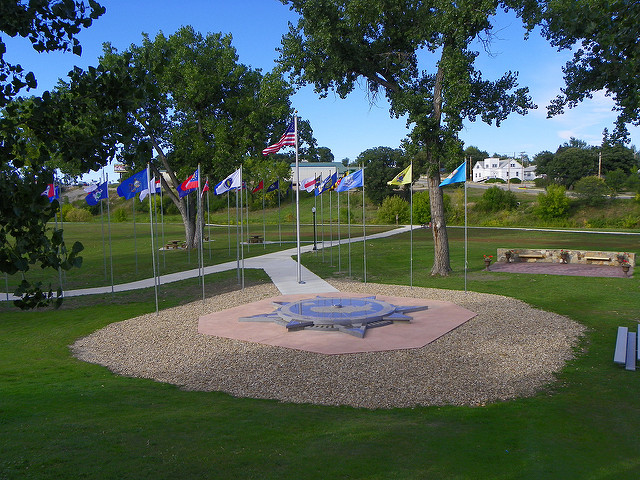 The Geographic Center of the United States is located in Belle Fourche, SD.