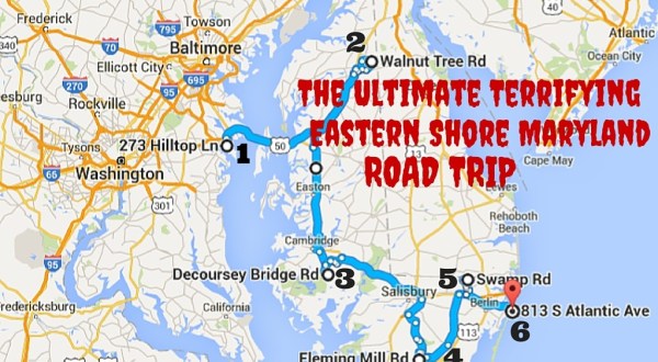 Take A Terrifying Eastern Shore Maryland Road Trip That May Just Haunt Your Dreams