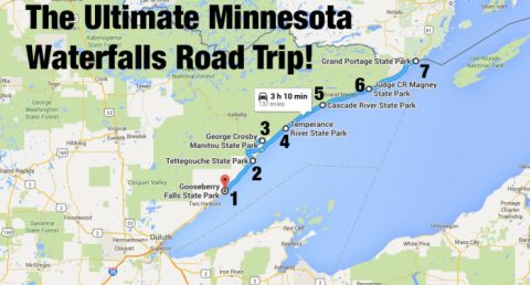 This Minnesota Waterfall Road Trip Is Beyond Beautiful