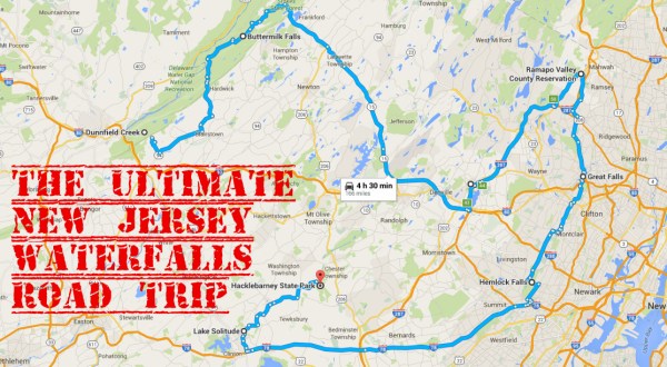 This Waterfall Road Trip Through New Jersey Is A Must