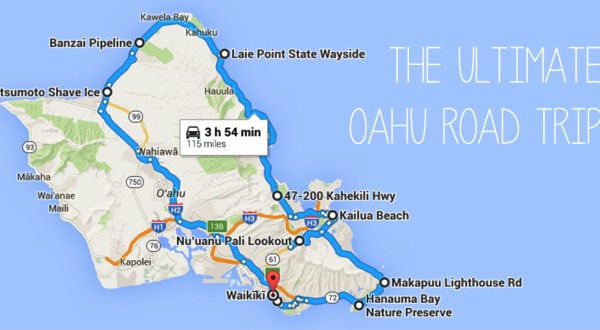 The Ultimate Oahu Road Trip Is Right Here — And You’ll Definitely Want To Do It.