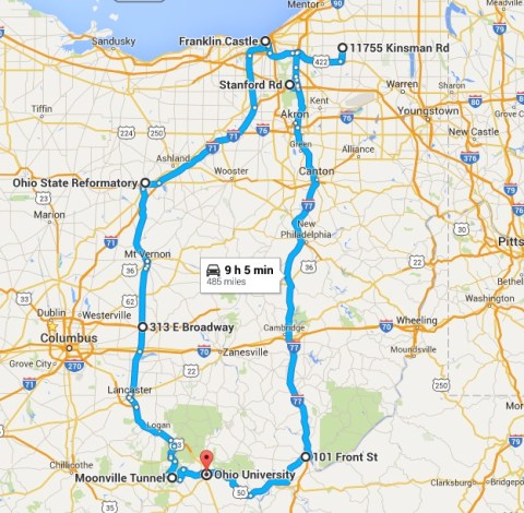 The Ultimate Terrifying Ohio Road Trip Is Right Here -- And You'll Want To Do It