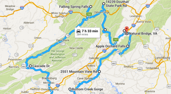 The Ultimate Virginia Waterfall Road Trip Will Take You To 8 Scenic Spots In The State
