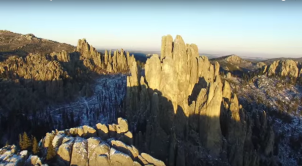 What This Drone Footage Caught In South Dakota Will Drop Your Jaw
