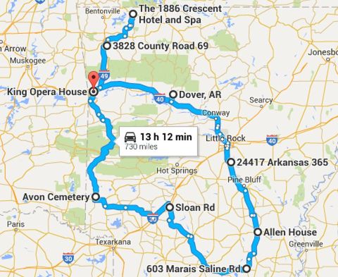 Here's The Ultimate Terrifying Arkansas Road Trip -- And It'll Haunt Your Dreams