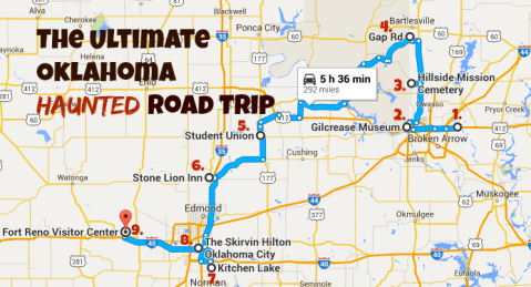Here's The Ultimate Terrifying Oklahoma Road Trip And It'll Haunt Your Dreams