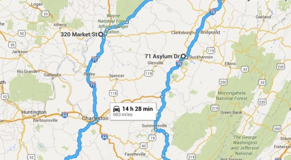Take A Terrifying Road Trip In West Virginia On This Haunted Route