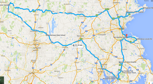 Take A Terrifying Massachusetts Road Trip That Will Surely Haunt Your Dreams