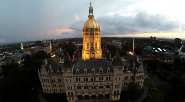 What This Drone Footage Caught In Connecticut Will Drop Your Jaw