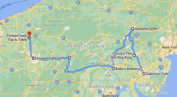 This Epic 3-Day Restaurant Road Trip In Pennsylvania Is A Delicious Adventure