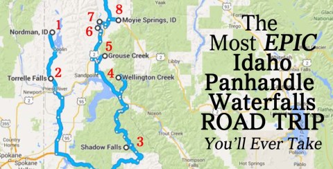 The Most Epic North Idaho Waterfalls Road Trip Is Here - And You'll Want To Do It