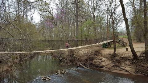 The Terrifying Swinging Bridge In South Carolina Will Make Your Stomach Drop