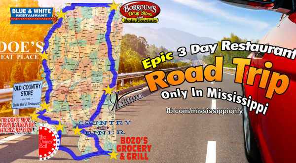 This Epic 3-Day Restaurant Road Trip In Mississippi Will Make Your Mouth Explode
