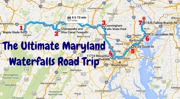 The Ultimate Maryland Waterfall Road Trip Will Take You To 7 Scenic Spots In The State