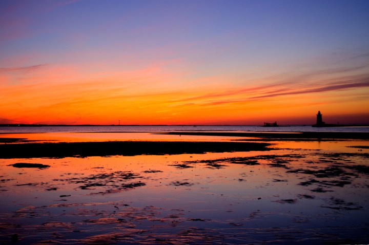 Delaware beach sunset