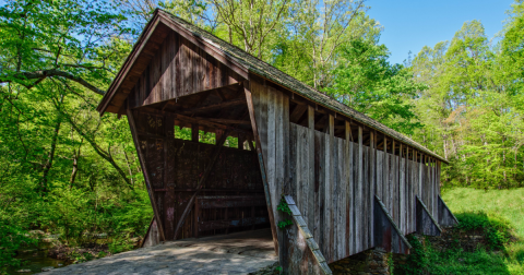 These 2 Beautiful Covered Bridges In North Carolina Will Remind You Of A Simpler Time