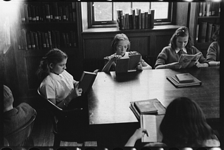 1942 Delaware school library