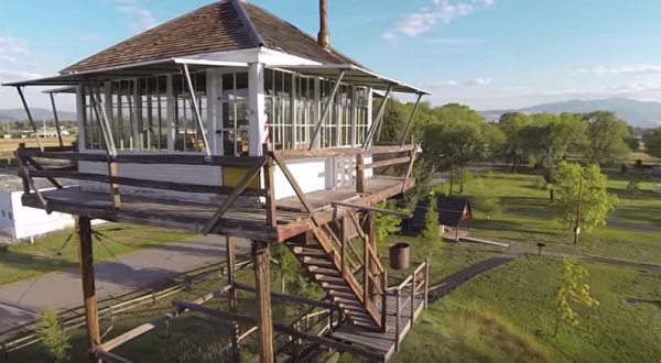 This Tranquil Flyover Will Give You A Whole New View Of The Historic Fort Missoula Complex