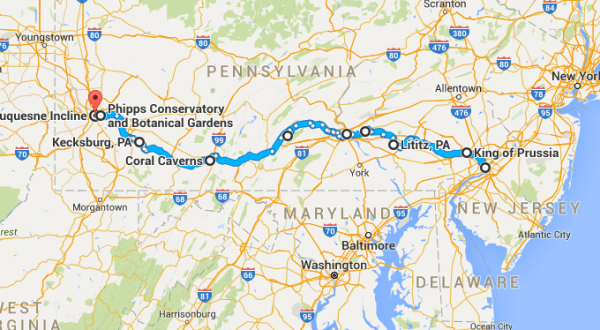 10 Amazing Places You Can Go On One Tank Of Gas In Pennsylvania