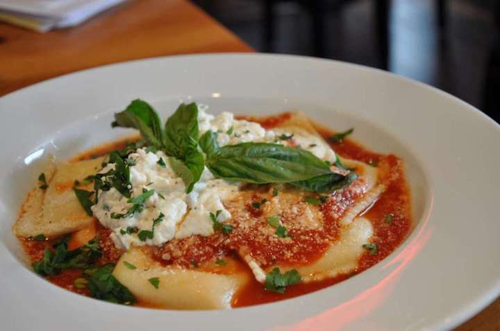 Ravioli at Touch of Italy Lewes