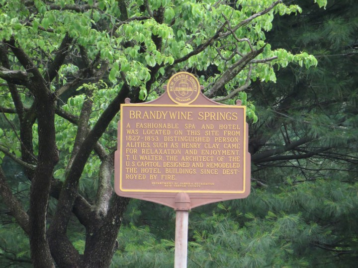 Brandywine Springs sign