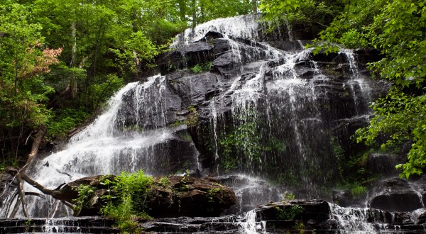 7 Unbelievable South Carolina Waterfalls Hiding In Plain Sight…No Hiking Required