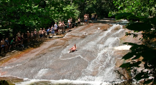 This Natural Waterslide In North Carolina Will Make Your Summer Epic