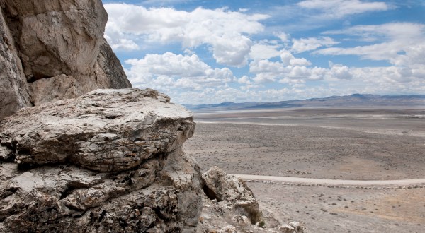 Hiking To This Aboveground Cave In Nevada Will Give You A Surreal Experience