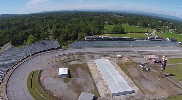 What This Drone Footage Captured At This Abandoned North Carolina Speedway Is Truly Grim