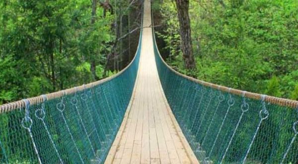 These 15 Terrifying Swinging Bridges Around The U.S. Will Make Your Stomach Drop