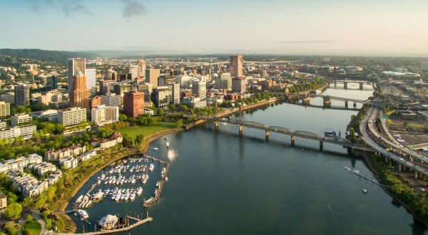 What This Drone Footage Caught In Portland Will Drop Your Jaw