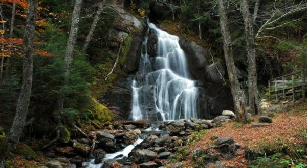 16 Unbelievable Vermont Waterfalls Hiding In Plain Sight… No Hiking Required