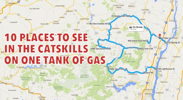 10 Amazing Places You Can Go On One Tank Of Gas In New York