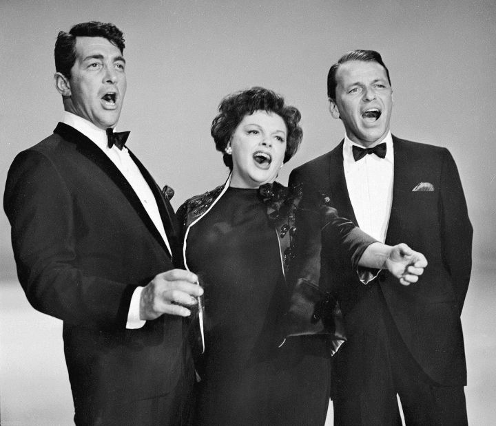Dean Martin, Judy Garland and Frank Sinatra 1962
