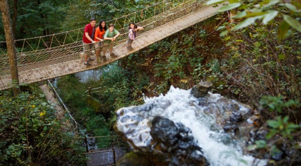 This Swinging Bridge In Tennessee Will Make Your Stomach Drop