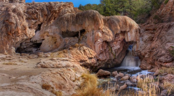 This One Unbelievable New Mexico Waterfall Is Hiding In Plain Sight… No Hiking Required