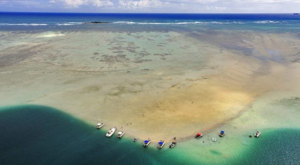 Hawaii’s Magical Kaneohe Sandbar Is Only Accessible During Low Tide