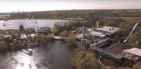 What This Drone Footage Captured At This Abandoned Louisiana Amusement Park Is Truly Grim